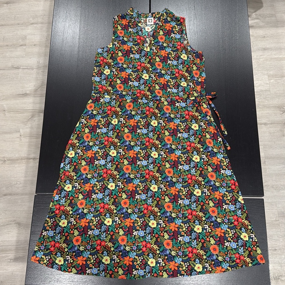 Anne Klein Floral Sleeveless Dress - 10 - Picture 5 of 9